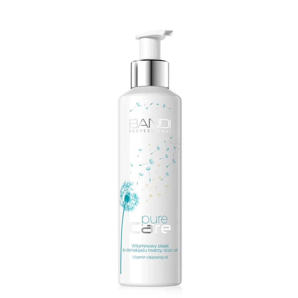 Масло для снятия макияжа Bandi Professional Pure Care витаминное, для лица глаз и губ, 170 мл