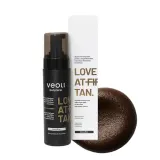 Пенка-автозагар для тела Veoli Botanica Love At First Tan Cocoa Kiss экспресс, тёплый оттенок, 200 мл — фото 1