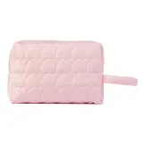 Косметичка MINTI Collection MINTI x BLOOSH Pink на молнии, мягкая внутренняя подкладка, розовая — фото 8
