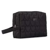 Косметичка MINTI Collection MINTI x BLOOSH Black черная, водоотталкивающая ткань, металлическая молния, внутренняя организация — фото 2
