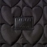 Косметичка MINTI Collection MINTI x BLOOSH Black черная, водоотталкивающая ткань, металлическая молния, внутренняя организация — фото 3