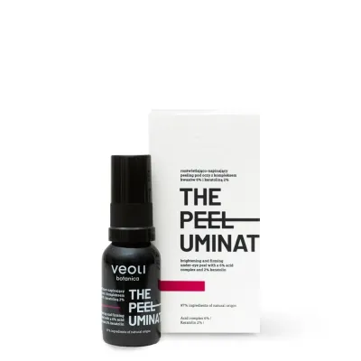 Пилинг для кожи вокруг глаз Veoli Botanica The Peeluminator осветляющий