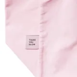 Сумка-шопер MINTI Collection Shopper Bag Pink хлопковая розовая, две пары ручек, карман на молнии, 47x22x38 см — фото 3