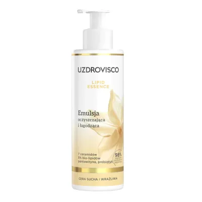 Эмульсия для умывания Uzdrovisco Lipid Essence очищающая, успокаивающая, с комплексом церамидов