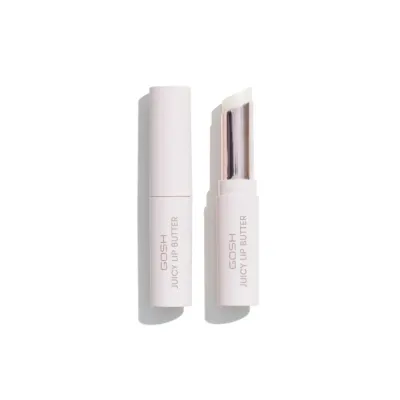 Бальзам для губ Gosh Juicy Lip Butter питательный, глянцевый с перламутром, 001 Sparkling Champagne