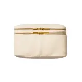 Кофр для косметики MINTI Collection Large Case Vanilla ванильный, сетчатый карман и перегородки, 25x11x21 см — фото 3