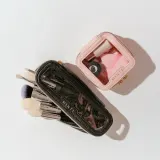 Косметичка дорожная MINTI Collection Mini Travel Light Pink мини розовая, полиэстер с водоотталкивающим покрытием, 10x10x5 см — фото 8