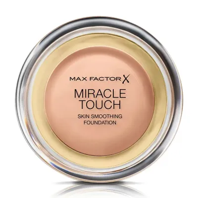 Тональный крем Max Factor Miracle Touch 55 Blushing Beige компактный, укрывистый, SPF 30