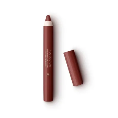 Карандаш для глаз и губ KIKO Milano Hug Couture Don't Make Me Crayon 2 в 1 кремовый, формат джамбо, оттенок 03 Runway Line, 2,8 г