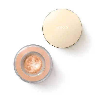Пудра для лица KIKO Milano Hug Couture Flex It Up Loose Powder рассыпчатая фиксирующая, оттенок 02 Almond Praline, 10 г
