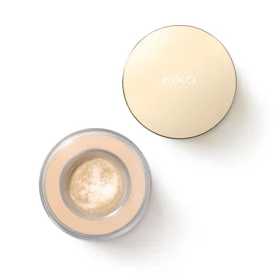 Пудра для лица KIKO Milano Hug Couture Flex It Up Loose Powder рассыпчатая фиксирующая, оттенок 01 Milk Tea, 10 г