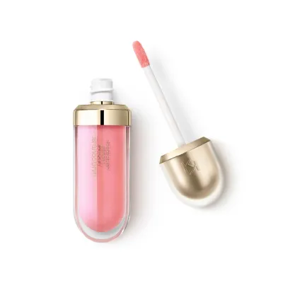 Крем для губ KIKO Milano Hug Couture Lip Volume Shimmery 02 Candy Shine разглаживающий, эффект объёма, 6,5 мл