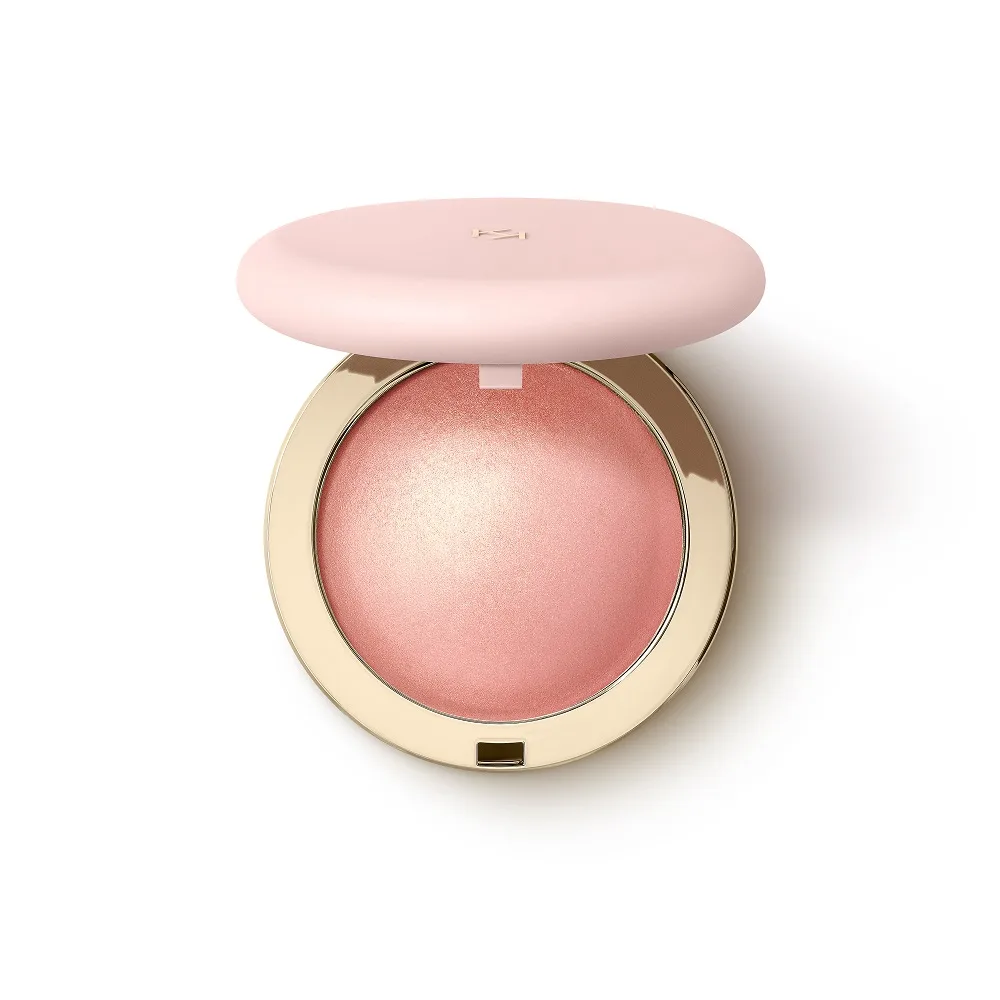 Румяна компактные KIKO Milano Hug Couture Cheek Dewlight 03 Cushion Coral сияющие, с зеркалом, 8 г