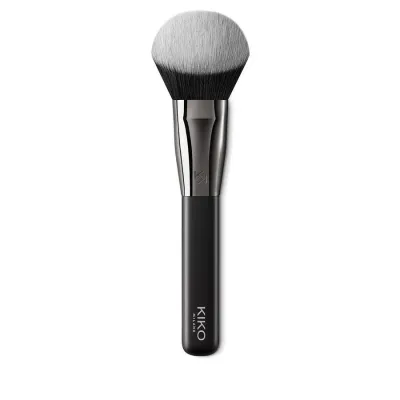 Кисть для лица KIKO Milano Face 07 Blending Powder Brush с выпуклым кончиком, синтетический ворс, для растушёвки пудры