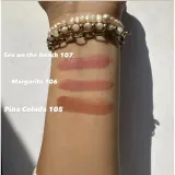 Блеск для губ Dessi Cosmetics кремовый кроющий 107 SEX ON THE BEACH плотный пигмент, с маслами — фото 3