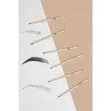 Карандаш для бровей Dessi Cosmetics Draw Your Eyebrows 02, мягкий грифель, стойкий рисунок волосков — фото 3