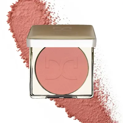 Румяна для лица компактные Dessi Cosmetics VELVET BLUSH 01 с шёлковой пудрой, растушёвываются