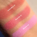 Румяна для лица компактные Dessi Cosmetics BLUSH ME 02 пудровые, бархатистый финиш — фото 3