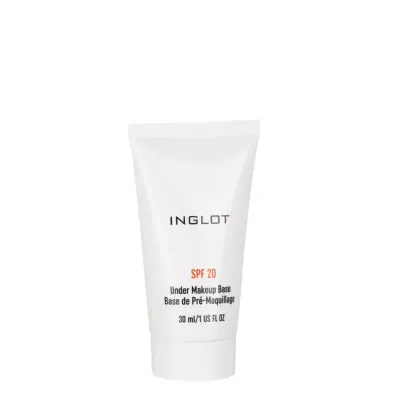 База под макияж Inglot с SPF 20 увлажняющая, продлевает стойкость макияжа