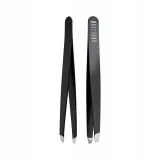 Пинцет для бровей Nanobrow Tweezers скошенный, нержавеющая сталь, сатиновое покрытие — фото 2