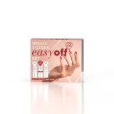 Набор лаков для ногтей Semilac 3Step Easy Off Set база, цвет Marrom Choco и топ, стойкость до 12 дней, 7 мл — фото 2