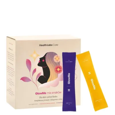 Коллаген Health Labs Care GlowMe mix с гиалуроновой кислотой и витаминами, два вкуса, саше 30 шт