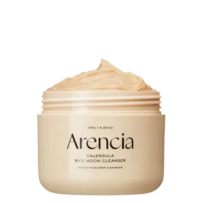 Паста для умывания лица Arencia Calendula Rice Mochi Cleanser с рисом и календулой, деликатное очищение, 120 г