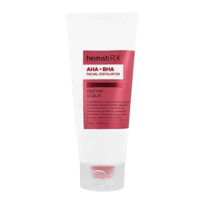 Пилинг для лица Heimish RX AHA + BHA Facial Exfoliator Enzyme Scrub энзимный, с бромелайном, 130 мл