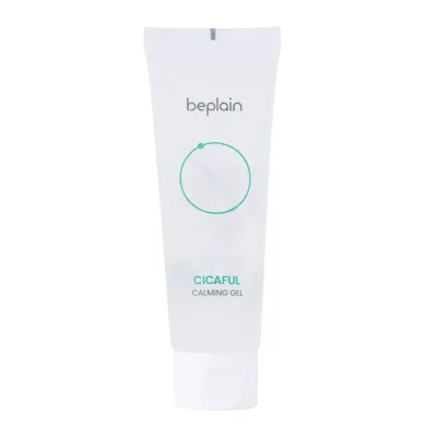 Гель для лица Beplain Cicaful Calming Gel успокаивающий охлаждающий с центеллой азиатской, для чувствительной кожи, 80 мл