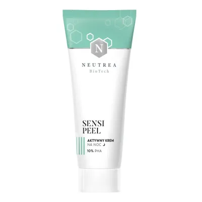 Крем для лица ночной NEUTREA BioTech SENSI PEEL отшелушивающий с 10% PHA, для чувствительной кожи с куперозом, 75 мл