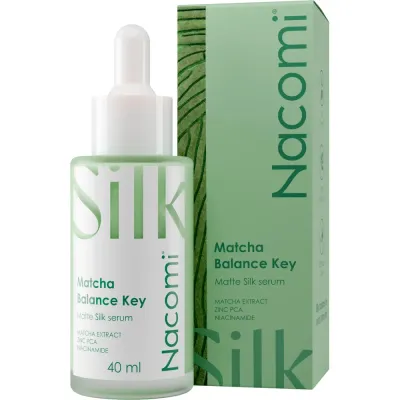 Сыворотка для лица Nacomi Matcha Balance Key Oil Control с матчей и ниацинамидом, против жирного блеска и расширенных пор, 40 мл