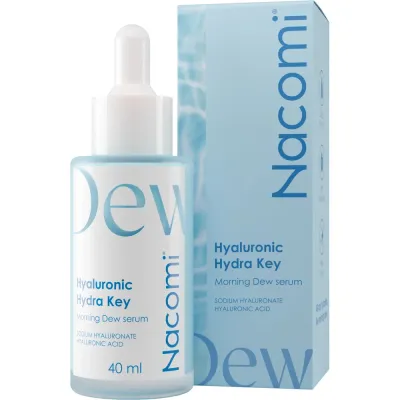 Сыворотка для лица Nacomi Hyaluronic Hydra Key Deep Hydration с гиалуроновой кислотой и пантенолом, глубокое увлажнение, 40 мл