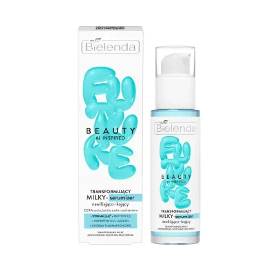 Сыворотка для лица Bielenda FUTURE BEAUTY Transformujacy Milky серумайзер увлажняющий успокаивающий, с пептидами, 30 мл