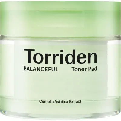 Диски для лица Torriden Balanceful Cica Toner Pad с центеллой и PHA-кислотами, тонизирующие успокаивающие, 50 мл