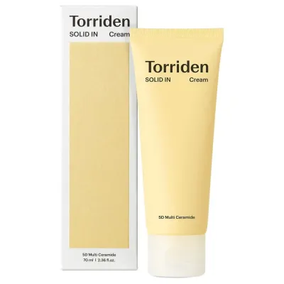 Крем для лица Torriden Solid In Ceramide Cream с церамидами и маслом жожоба, увлажняющий восстанавливающий, 70 мл