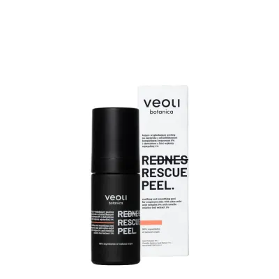Пилинг для лица Veoli Botanica Redness Rescue Peel с кислотным комплексом 9% и центеллой 1%, для кожи с куперозом, 30 мл