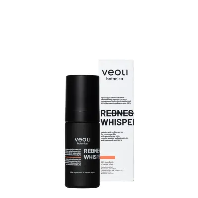 Сыворотка для лица Veoli Botanica Redness Whisperer с азелоглицином 15% и центеллой 0,5%, охлаждающая для кожи с куперозом, 30 мл