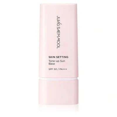 База под макияж JUNG SAEM MOOL Skin Setting Tone-up Sun Base солнцезащитные фильтры, эффект сияния, 35 мл