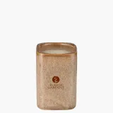 Свеча ароматическая Lubicz Gardens Amber Bloom квадратная высокая, соевый воск, зелёные ноты, ирис и амбра, около 38 часов, 225 г — фото 2