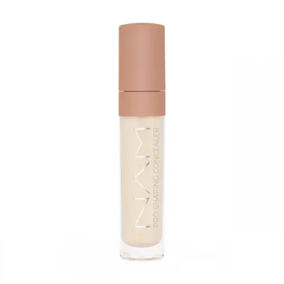 Консилер для лица NAM Pro Shaping Concealer 1 веганский, плотное покрытие, точный аппликатор, 6 мл