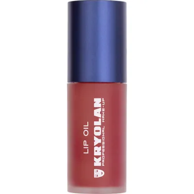 Масло для губ Kryolan Lip Oil оттенок Ruby Kiss ухаживающее с блеском, классический рубиново-красный оттенок, 7 мл