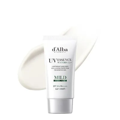 Крем для лица солнцезащитный d'Alba Waterfull Mild Sun Cream SPF50+ PA++++ лёгкий успокаивающий, 50 мл