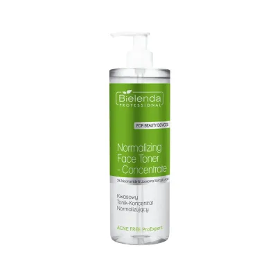 Тоник для лица Bielenda Professional Acne Free ProExpert кислотный нормализующий концентрат, для проблемной кожи, 500 мл