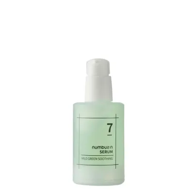 Сыворотка для лица Numbuzin No.7 Mild Green Soothing успокаивающая, с центеллой, для чувствительной кожи, 50 мл