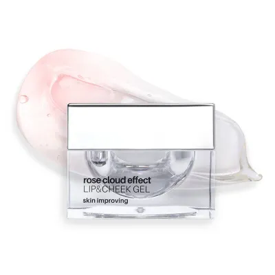 Гель для губ и щёк NEO MAKE UP Lip and Cheek Gel Rose Cloud Effect колоризующий, розовый румянец, 4 г