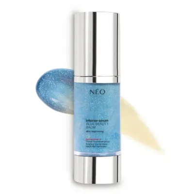 Крем-база под макияж NEO MAKE UP Serum Blue Beauty Balm синяя текстура, эффект no make-up, 30 мл