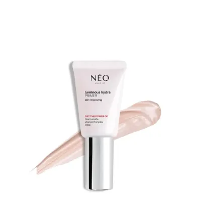 База под макияж NEO MAKE UP Luminous Hydra Primer увлажнение и сияние, компактный формат, 20 мл