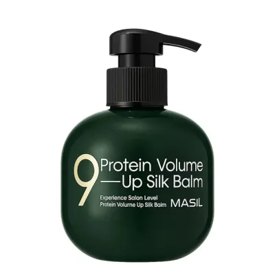 Бальзам для волос Masil 9 Protein Volume Up Silk Balm несмываемый с протеинами и гиалуроновой кислотой, 180 мл