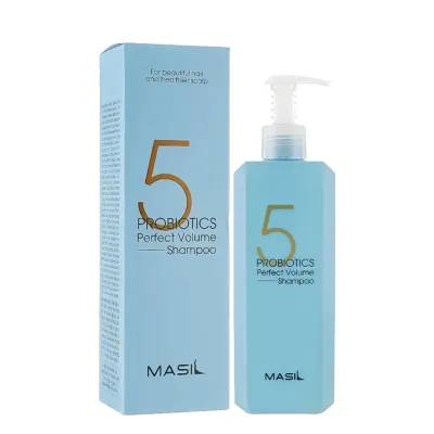 Шампунь для волос MASIL 5 Probiotics Perfect Volume для объёма с пробиотиками, 500 мл