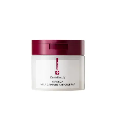 Пэды для лица Centellian24 Madeca Mela Capture Ampoule Pad против пигментации, выравнивание тона, 60 шт